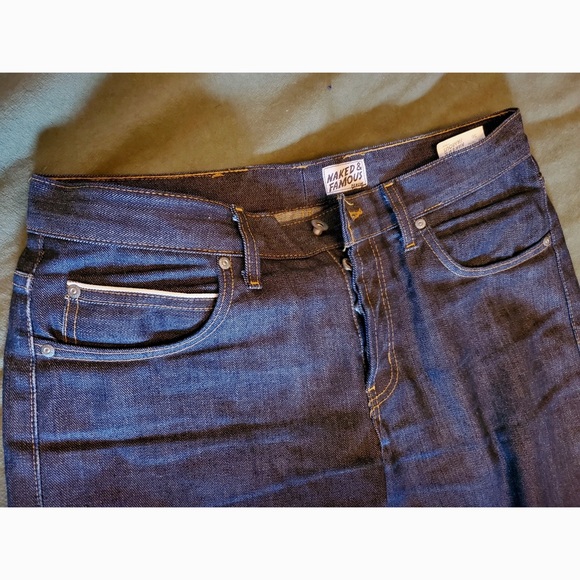 Naked & Famous “skinny guy” raw denim jeans. - Picture 3 of 3
